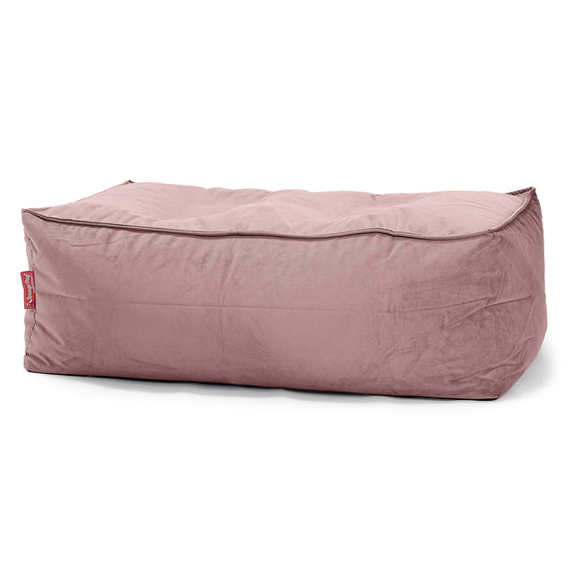 Escabel Gigante - Terciopelo Rosa 01