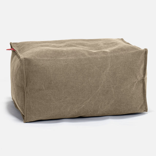 Escabel - Vaquero Desgastado Tierra 01