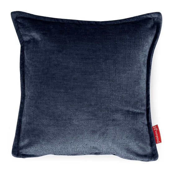 Fundas de Cojín 47 x 47cm - Chenille Azul marino 01
