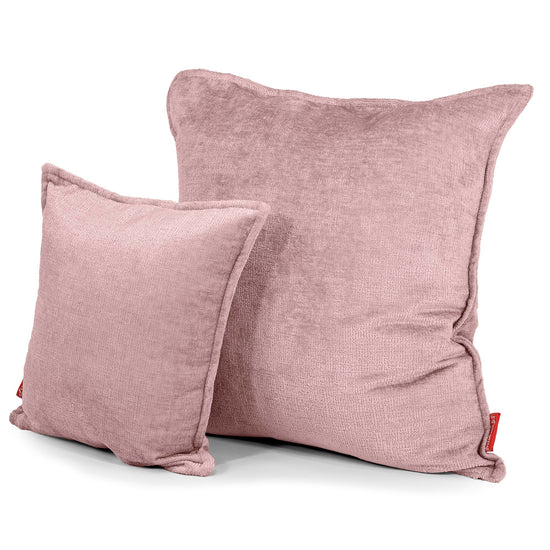 Fundas de Cojín 47 x 47cm - Chenille Rosa 02