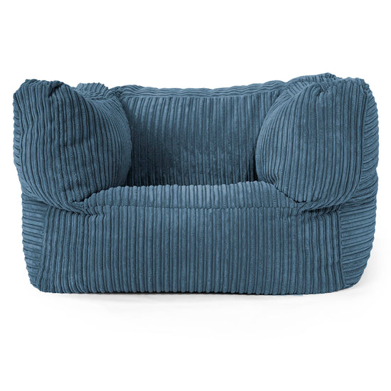 Albert Puff Sillón - Pana Clásica Azul marino 01