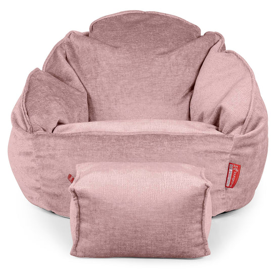 Puf Bubble - Chenille Rosa 02