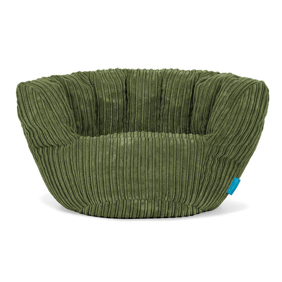 Puf Charles Vintish Niños 2-6 años - Pana Clásica Bosque Verde 01