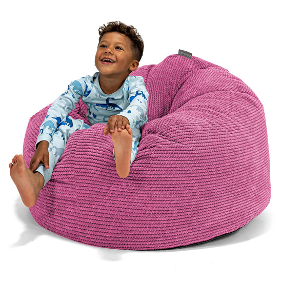 Puf Gigante Snuggle para Niños de 3 a 8 años - Pompón Rosa 01