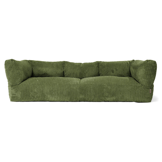 Albert Puf Sofá 3 plazas - Pana Clásica Bosque Verde 01