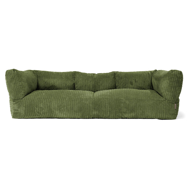 Albert Puf Sofá 3 plazas - Pana Clásica Bosque Verde 01