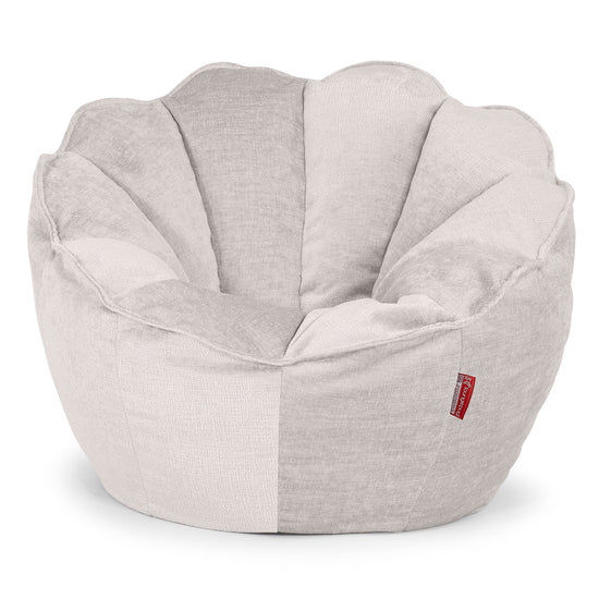 Puf Saco Natalia - Chenille Crema 01