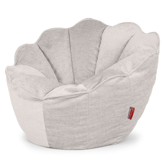 Puf Saco Natalia - Chenille Crema 02