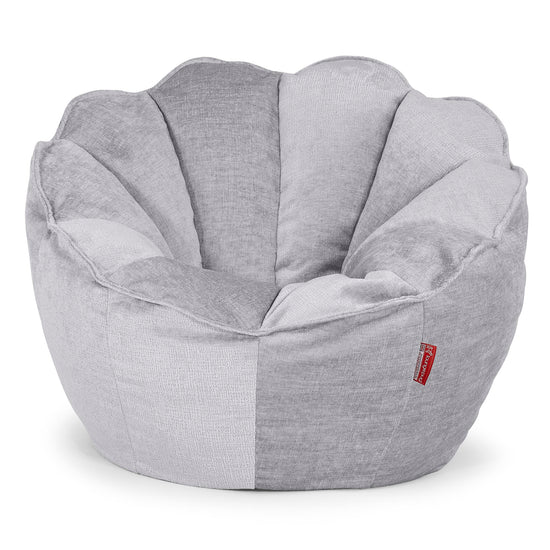 Puf Saco Natalia - Chenille Gris 01