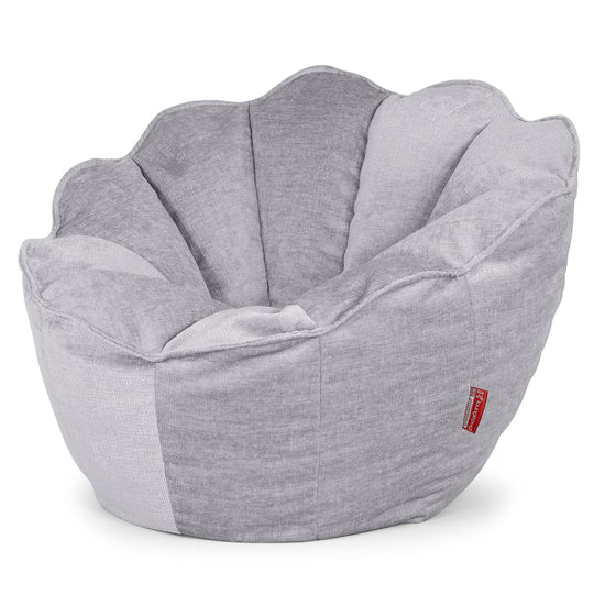 Puf Saco Natalia - Chenille Gris 02