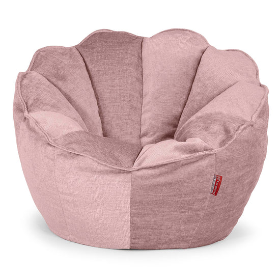 Puf Saco Natalia - Chenille Rosa 01