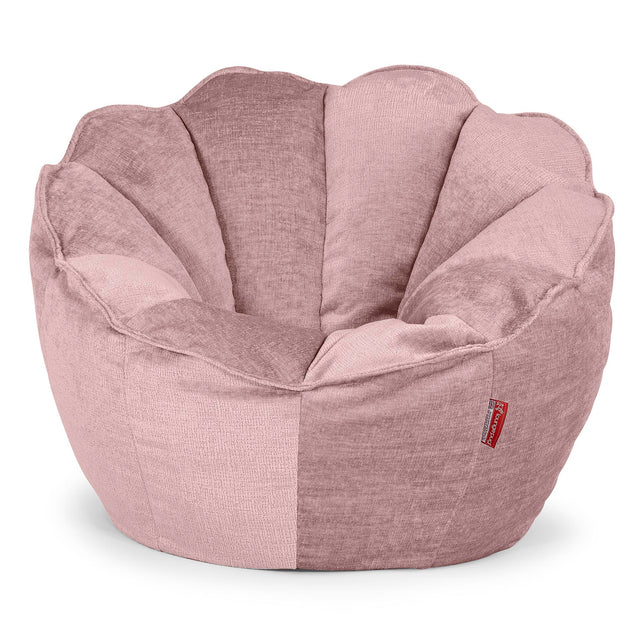 Puf Saco Natalia - Chenille Rosa 01
