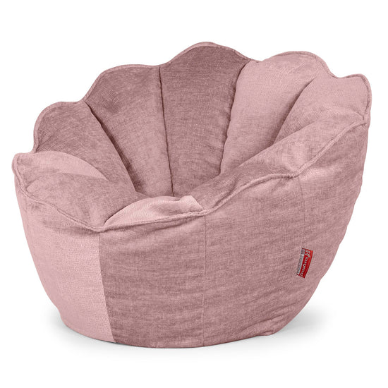 Puf Saco Natalia - Chenille Rosa 02