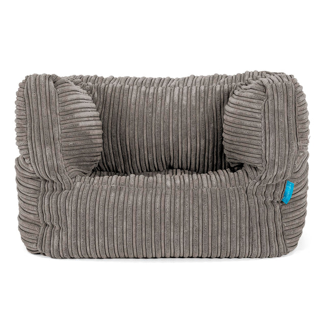Puf Silla Alberto para Niños 1-5 años - Pana Clásica Grafito 01