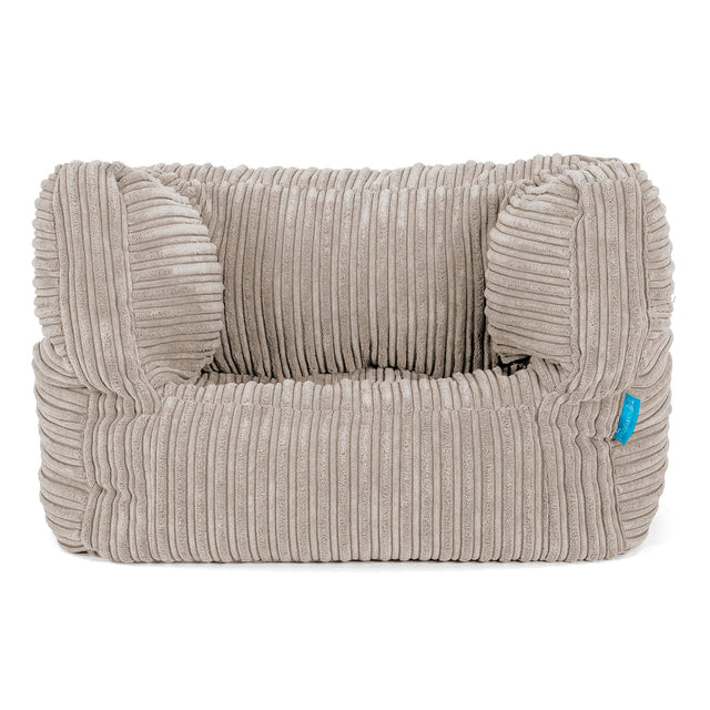 Puf Silla Alberto para Niños 1-5 años - Pana Clásica Visón 01