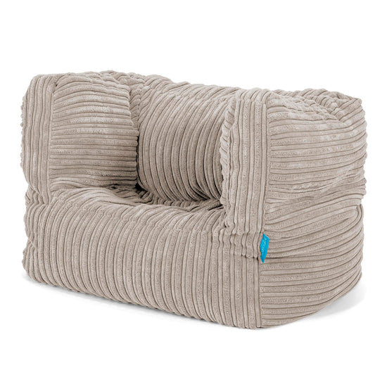 Puf Silla Alberto para Niños 1-5 años - Pana Clásica Visón 02