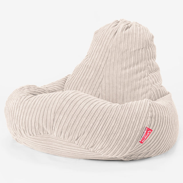 Puf Ultra Lux - Pana Clásica Marfil 01