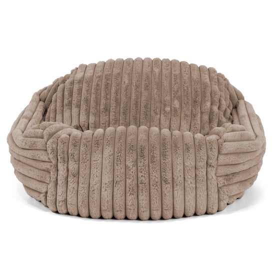 Puf Silla Sabina - Pana de Felpa Ultra Visón 01