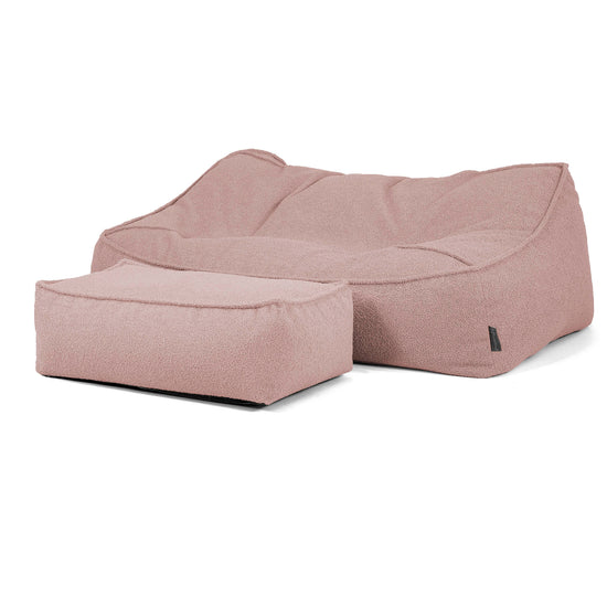 Puf Sillón Encorvado - Boucle Rosa_02