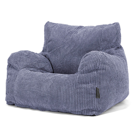 Sillón Puf Teens 6-14 años - Pompón Morado 02