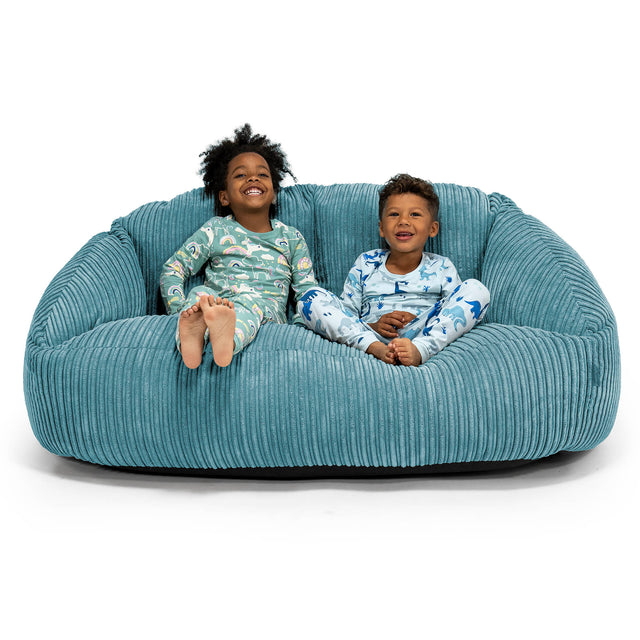 Sofá Gigante Bubble para Niños de 3 a 14 años - Pana Clásica Egeo Azul 01