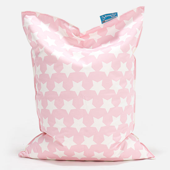 Puff Cama para niños - Estampado Para Niños Estrellas Rosa 01
