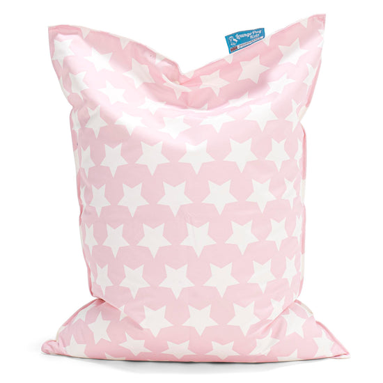 Puff Cama para niños - Estampado Para Niños Estrellas Rosa 01