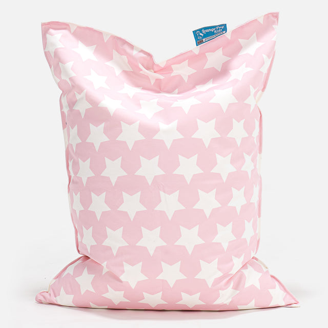 Puff Cama para niños - Estampado Para Niños Estrellas Rosa 01