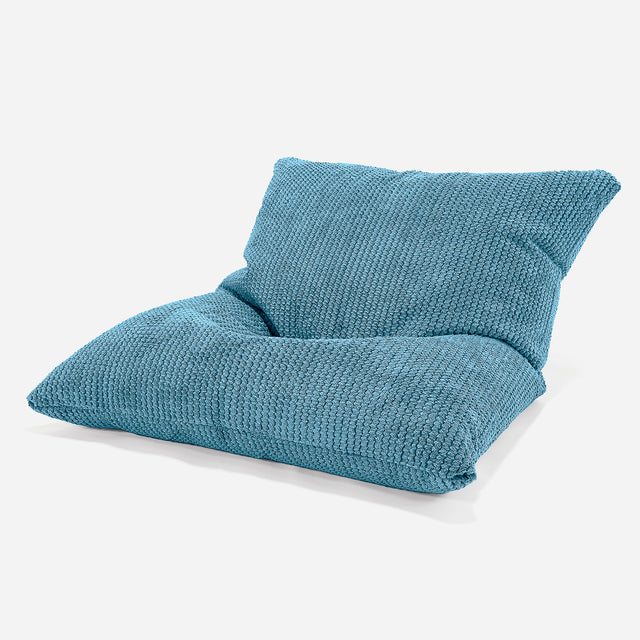 Puff Cama para niños - Pompón Egeo Azul 01