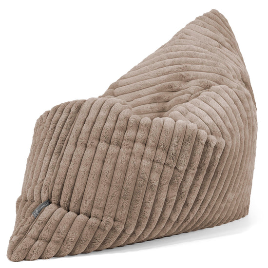 Puff Cama Gigante XL - Pana de Felpa Ultra Visón 02