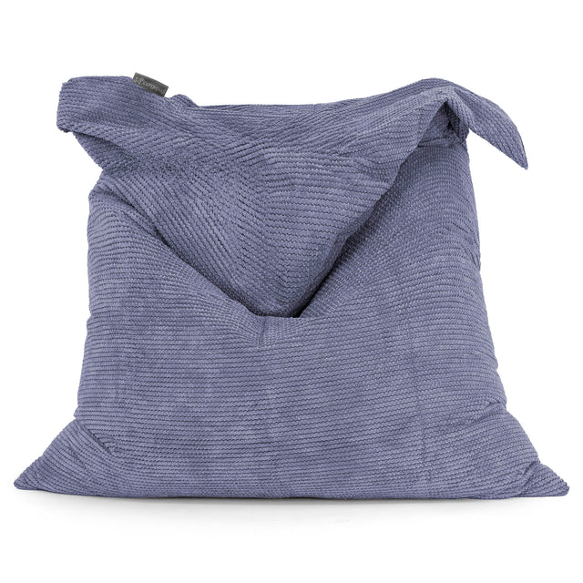 Puff Gigante Cama XL - Pompón Morado 01