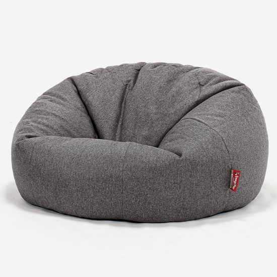 Puff Gigante Sofá Clásica - Lana de Interalli Gris 01