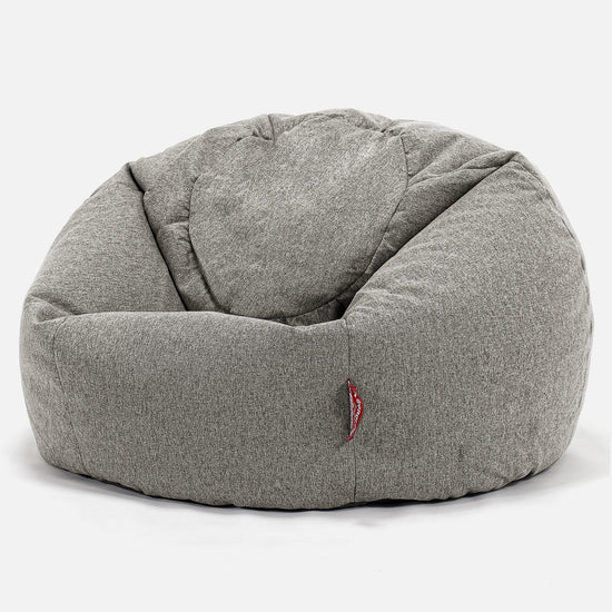 CloudSac 200 Kids Puf Gigante Viscoelástico Infanti 2-12 años - Lana de Interalli Plata 01