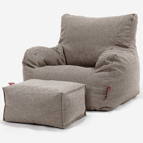 Puff Sillón - Lana de Interalli Galleta 02