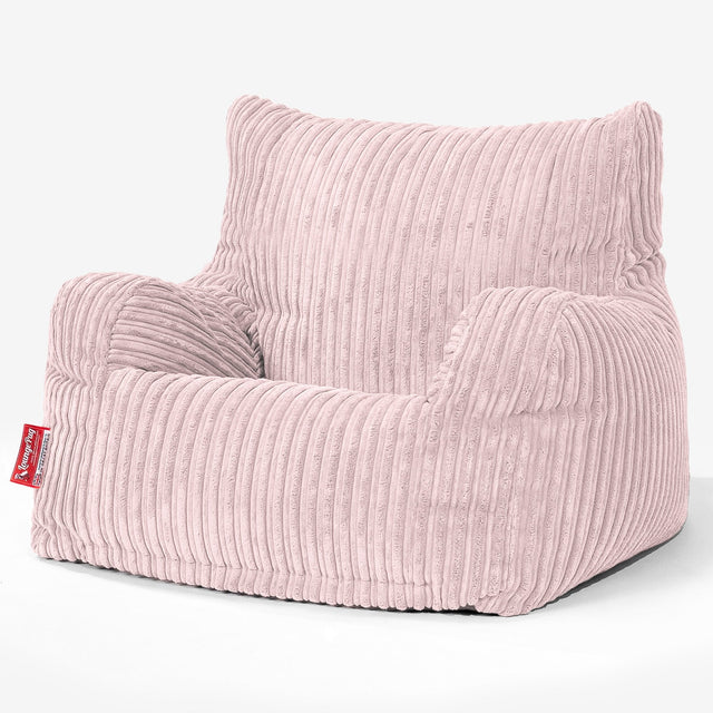 Puff Sillón Josephine - Pana Clásica Rosa Claro 01