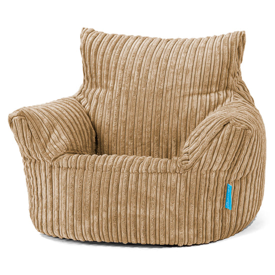 Puff Sillón para niños 1-3 años - Pana Clásica Arena 01