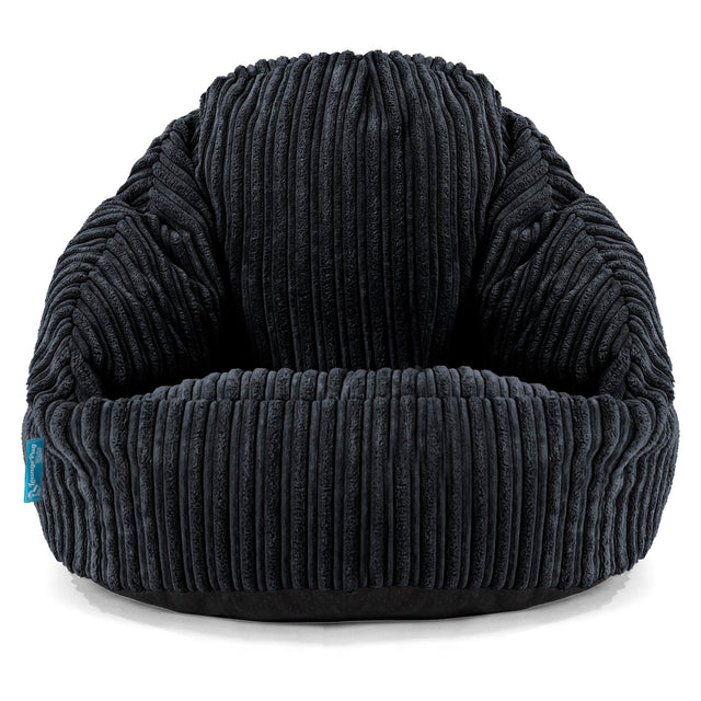 Puf para Niños Bubble 1-3 años - Pana Clásica Negro 01