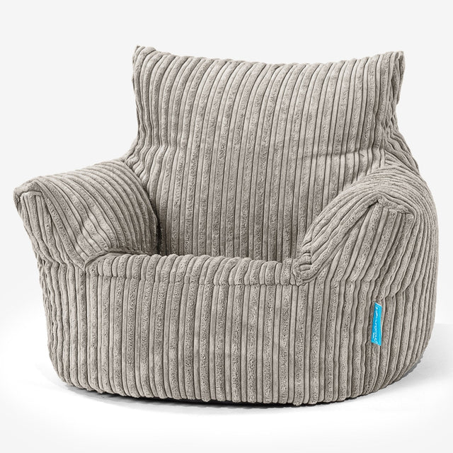 Puff Sillón para niños 1-3 años - Pana Clásica Visón 01