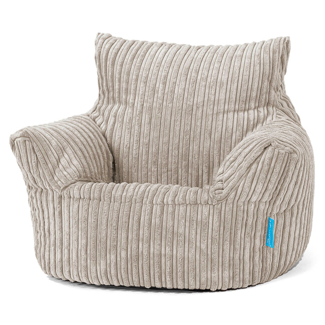 Puff Sillón para niños 1-3 años - Pana Clásica Visón 01