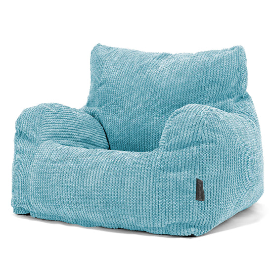 Puff Sillón - Pompón Egeo Azul 01