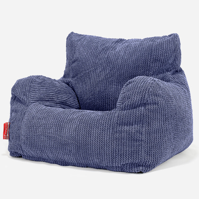 Puff Sillón - Pompón Morado 01