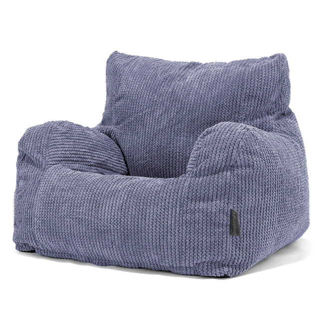 Puff Sillón - Pompón Morado 01