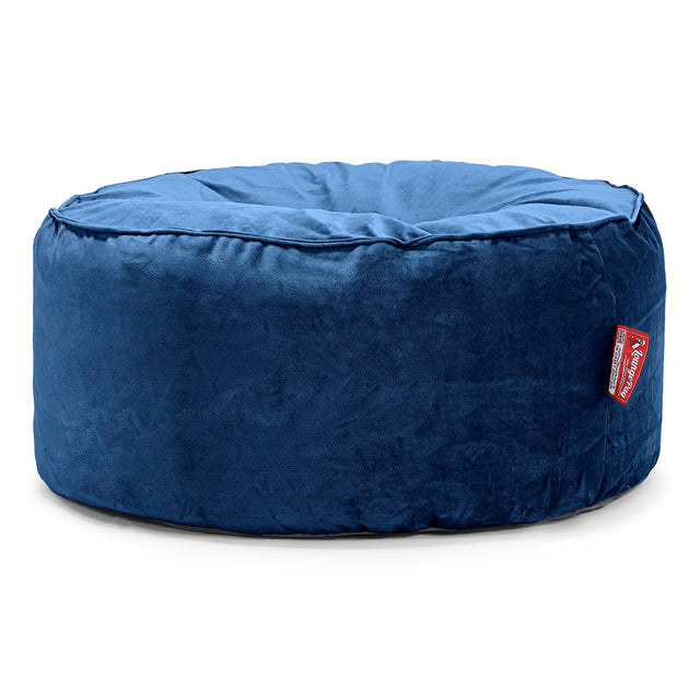 Puff Taburete - Terciopelo Azul Marino 01
