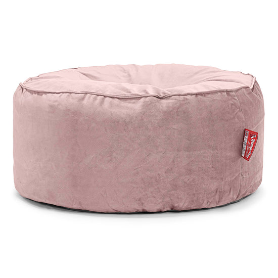 Puff Taburete - Terciopelo Rosa 01