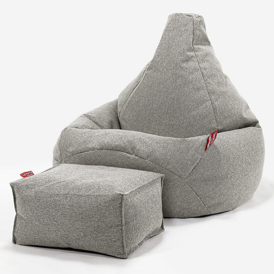 Silla De Juego Puf - Lana de Interalli Plata 01