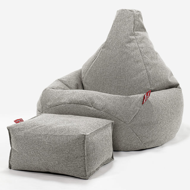 Silla De Juego Puf - Lana de Interalli Plata 01