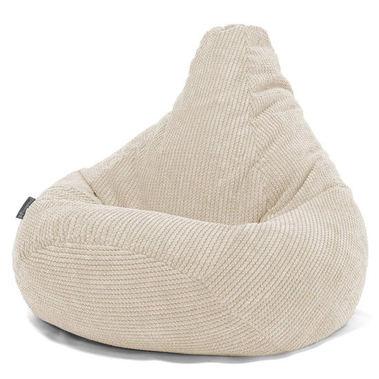 Silla De Juego Puf - Pompón Crema 02