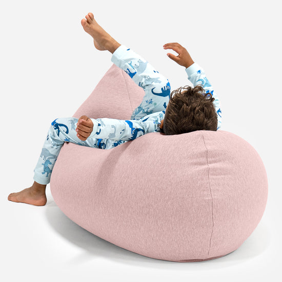 Puf Alto para Niños de 2 a 6 años - Algodón Elástico Bebé Rosa 04