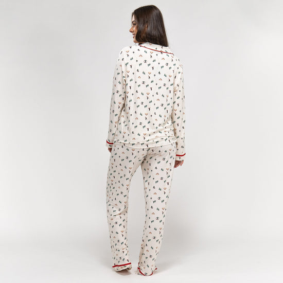 Pijama Navidad de Mujer Esqui Festivo 04