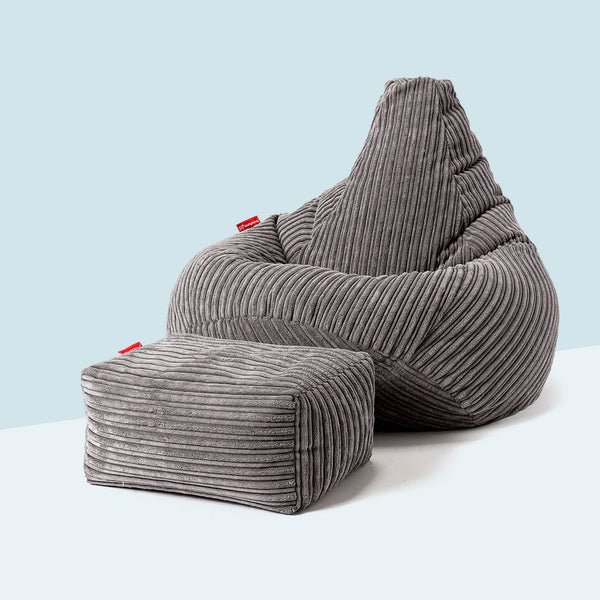 Estos puffs están diseñados para adultos, pero los niños también disfrutarán con ellos. La silla puff con respaldo alto es muy apreciada por su forma envolvente, diseño ergonómico y por su facilidad para guardarla cuando no se utilice.